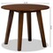 Baxton Studio Ela Walnut Brown Finished 35-Inch-Wide Round Wood Dining Table 169-10895 - alternate 6